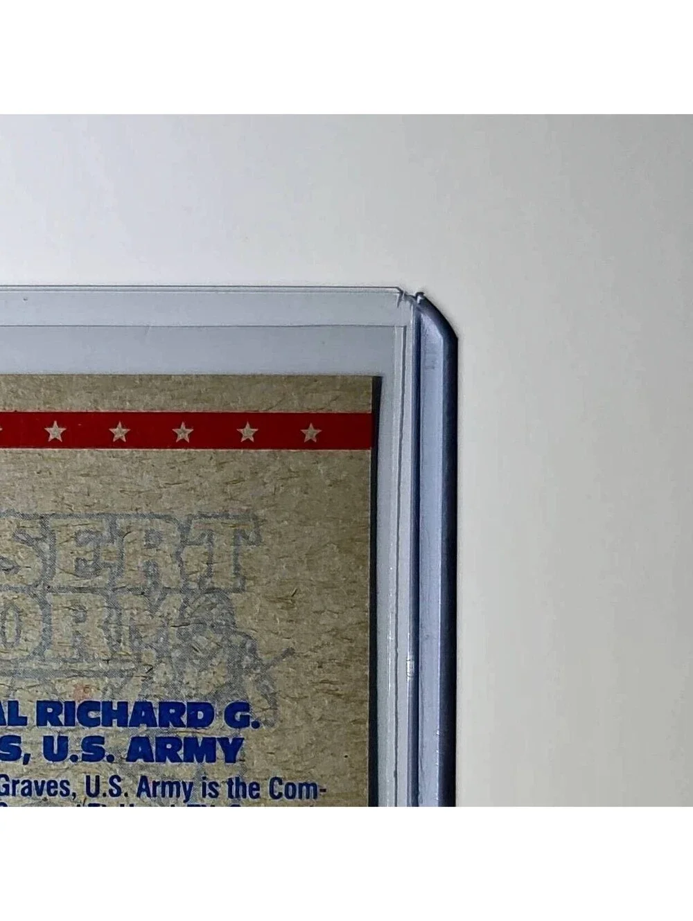 General Richard G. Graves 1991 Topps Desert Storm #5 Card - Picture 8 of 10